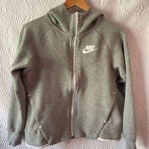 Nike Gray Zip-Up Hoodie